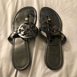 Tory Burch Black Miller Sandals